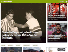 Tablet Screenshot of mundod.lavoz.com.ar